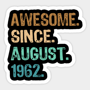 Born in august 1962 Sticker